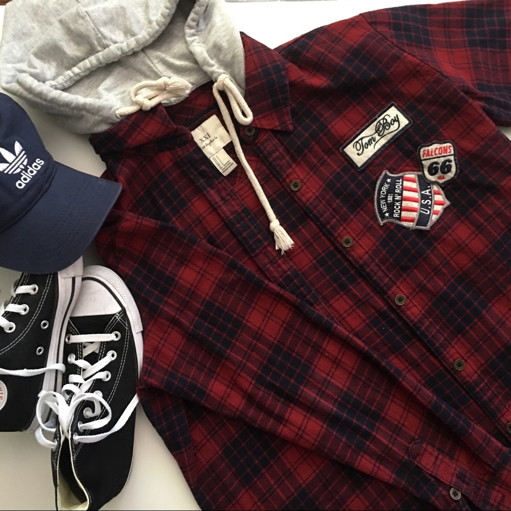 Oversized boyfriend jacket/flannel